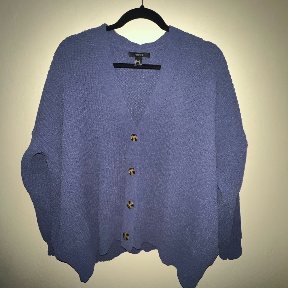 Chunky Sweater Cardigan Forever‎ 21 small